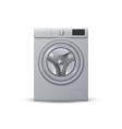 realistic modern washing machine vector image