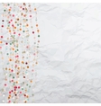 vintage polka dots background vector image