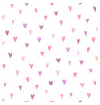 cute hearts seamless pattern vector image