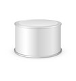 metal tin can canned food vector image