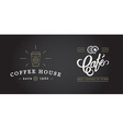 set of coffee elements and accessories can vector image