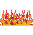 retro flame vector image