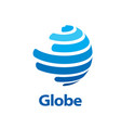 logo globe vector image vector image