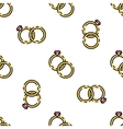 wedding flat pattern vector image vector image