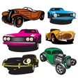 collection of with colored vector image vector image