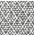 hand drawn monochrome pattern primitive geometric vector image vector image