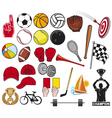 big sport collection- sport icons vector image vector image