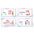 animal protection society landing page template vector image