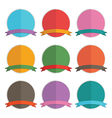 badges and ribbons vector image