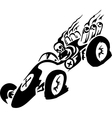 race car vector image