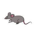 rat cartoon vector image