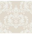 floral damask pattern background vector image