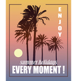 summer travel background vector image