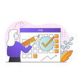 business woman concept vector image