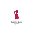 pregnant logo template vector image