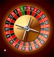 roulette wheel vector image vector image