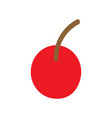 cherry fruit icon clipart design vector image