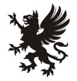 griffin heraldic tattoo vector image vector image