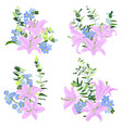 drawing flowers vector image
