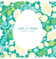 emerald flowerals easter egg silhouette vector image