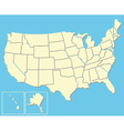 map of the usa vector image