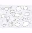 comics pop art style blank layout template vector image