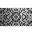 islamic ornament persian motiff 3d vector image
