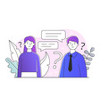 people communicate concept vector image