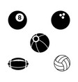 ball icon vector image