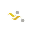 people healthy abstract logo vector image vector image