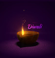 happy diwali vector image