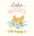 happy easter templates for card poster vector image vector image