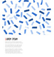abstract minimalistic blue ink background design vector image