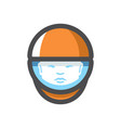 chinese astronaut spaceman cosmonaut vector image vector image