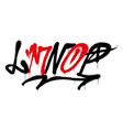 graffiti alphabet vector image vector image