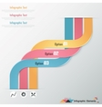 modern infographic options banner vector image