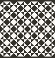 black and white abstract geometric quilt pattern vector image vector image