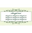 floral frame vector image