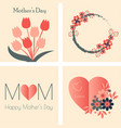 happy mothers day calligraphy background vector image vector image