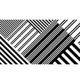 seamless abstract pattern with black white vector image vector image
