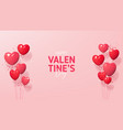 valentines day holiday banner vector image vector image
