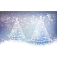 magic christmas background vector image vector image