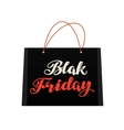 sale black friday bag for shopping vector image