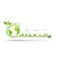 world environment and sustainable development vector image