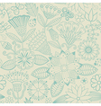 abstract floral background summer theme seamless vector image