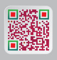 qr code vector image vector image