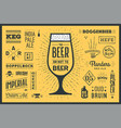 poster to beer or not to beer vector image