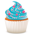 Pink cupcake Royalty Free Vector Image - VectorStock