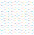 abstract cross pattern colorful on white vector image vector image