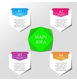 business infographic template vector image